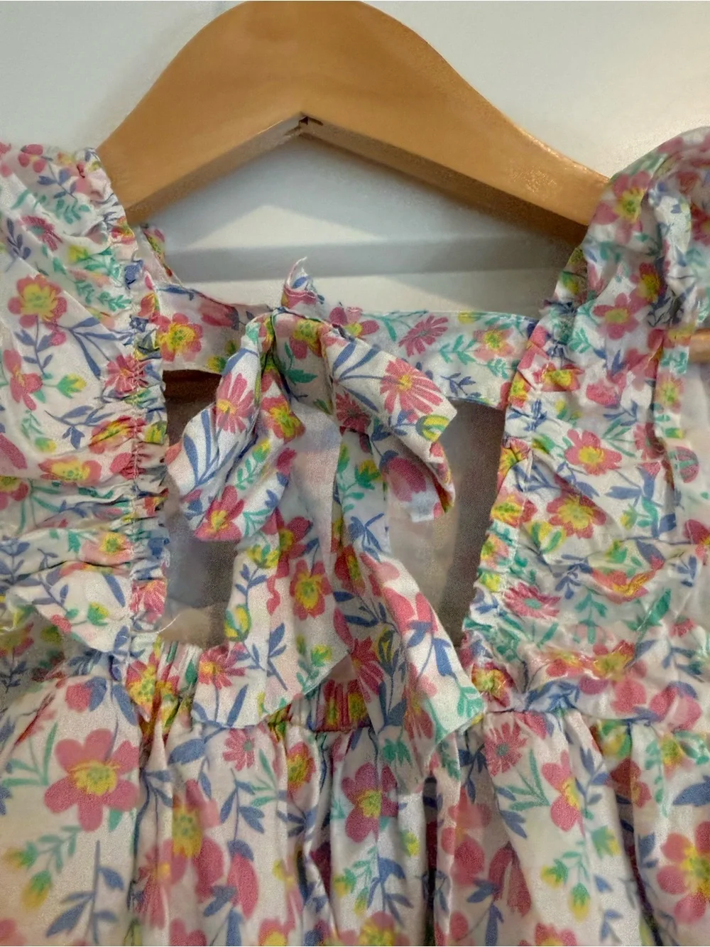 Tommy Bahama Girls Floral Ruffle Strap Dress - 3T